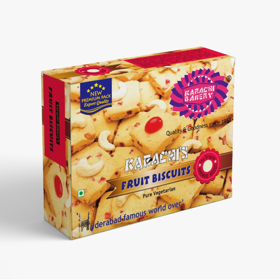 Fruit Biscuits 200g Mrp 95 ( 1 Case 66 Boxes )